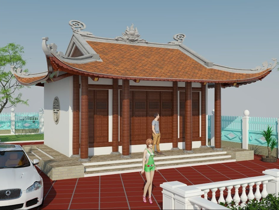 10 mẫu nhà thờ 3 gian trang trọng tinh tế và chi phí hợp lý